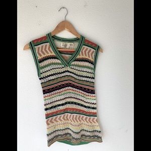 VTG woven vest by Rochelle California